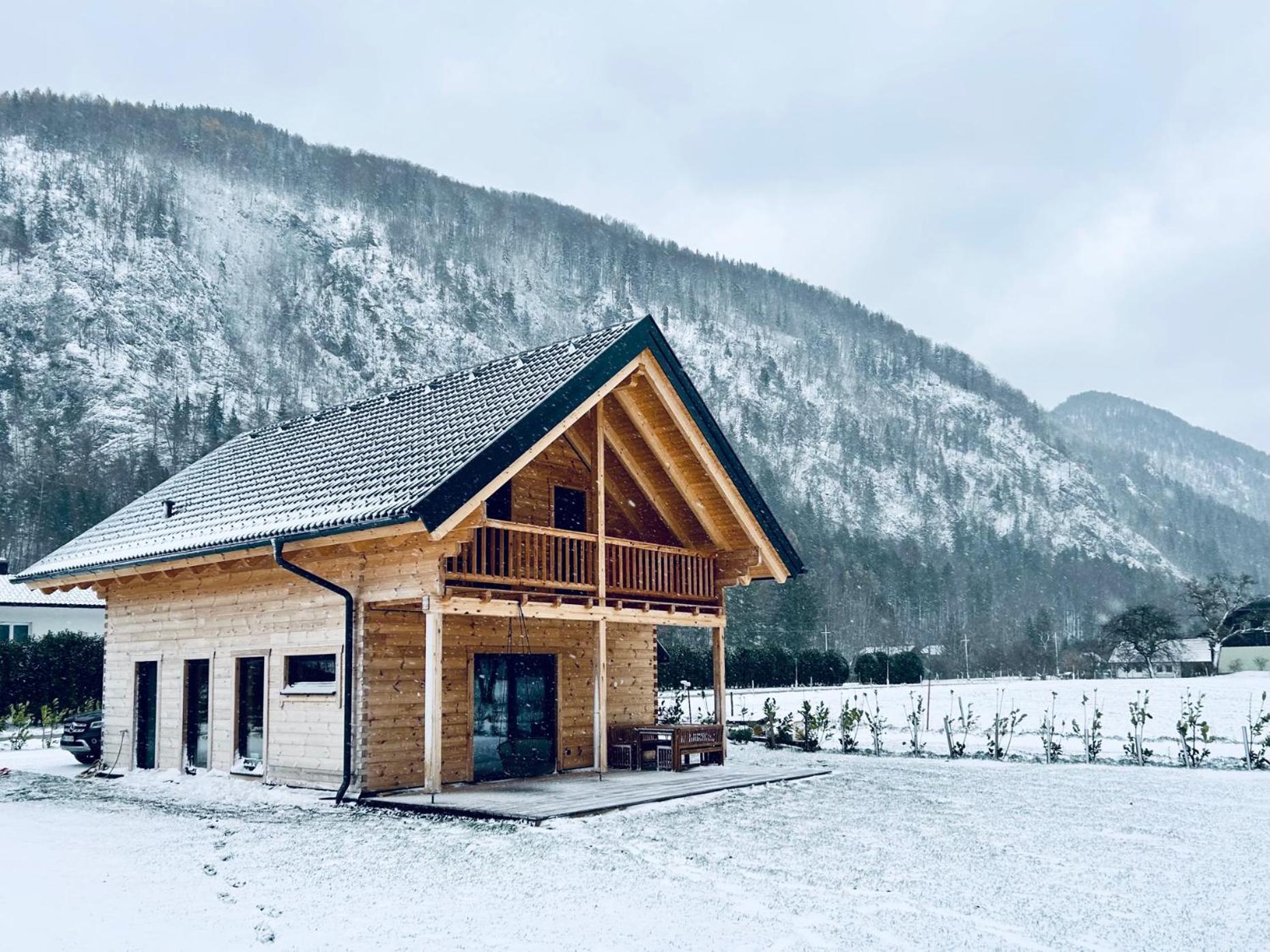 Das Gruenhaus - Dein Chalet In Grünau im Almtal Buitenkant foto