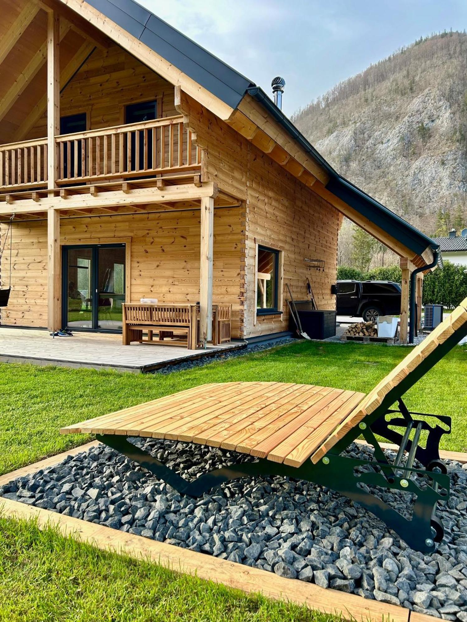 Das Gruenhaus - Dein Chalet In Grünau im Almtal Buitenkant foto